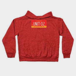 Unit 02 License Plate Kids Hoodie